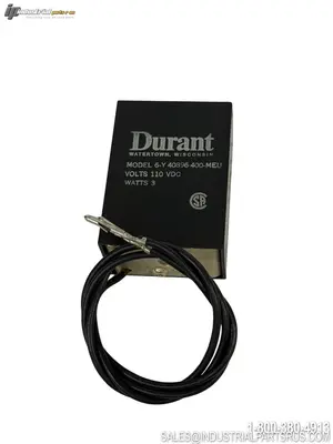 Used DURANT 6-Y 40896-400-MEU Industrial Controls Kentucky US | Industrial Parts R Us Inc. #1388368