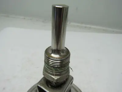 Eisenmann CR5011H 5" Stainless Steel Bimetal Dial Thermometer w/Adjustable Stem