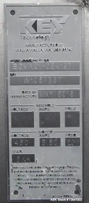USED KEY TECHNOLOGY VERYX B175