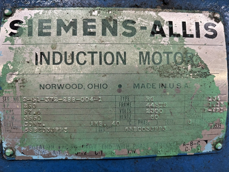 Used SIEMENS-ALLIS _UNKNOWN_ A.C. Motors Alabama US | Transamerican Equipment Company #706721