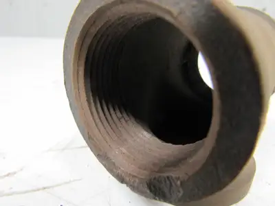 1-1/4" Malleable Iron Tee Fitting Black Pipe Steel Lot of 20