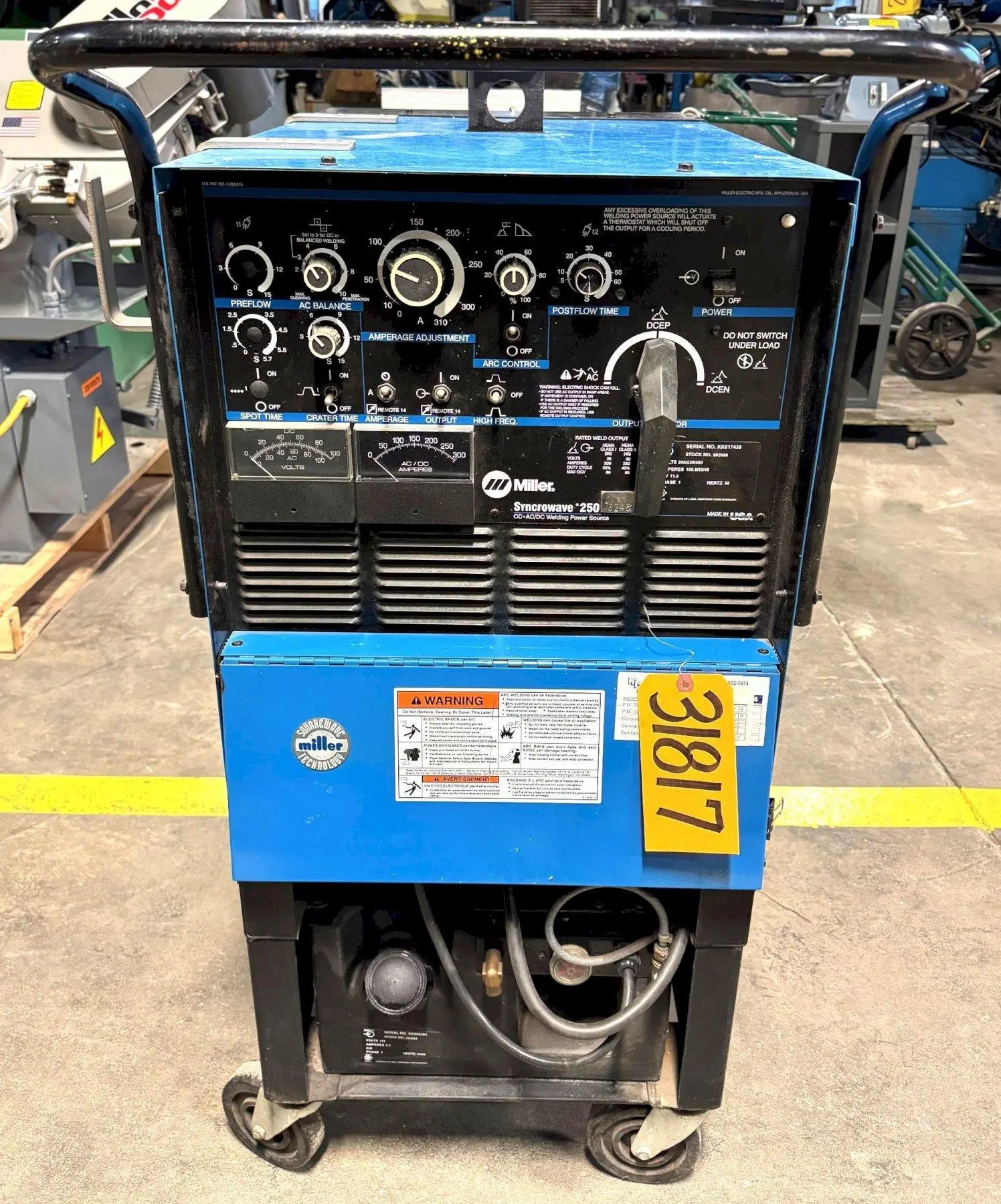 USED MILLER SYNCHROWAVE 250