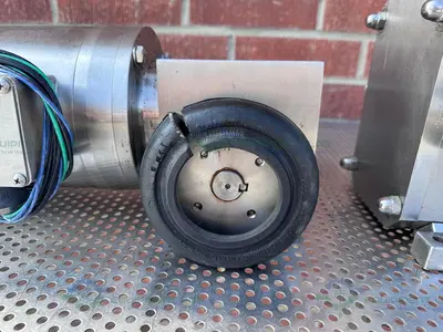 USED VIKING IDEX S2M ROTARY LOBE W/ STAINLESS 2 HP MOTOR 230/460V
