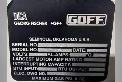 USED 1999 GOFF WM27.5-4-40