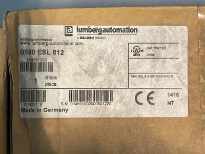 Used LUMBERGAUTOMATION 0980 ESL 812 I/O Boards & Replacement Parts Ohio US | HGR 24 #1129870
