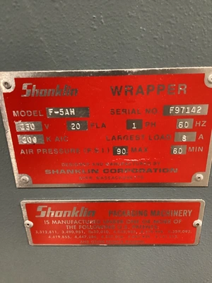Used SHANKLIN F-5AH Other Complete Packaging Lines Michigan US | iGAM Industrial Marketplace #1369474