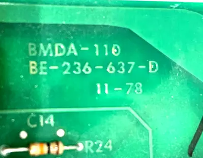 USED BALANCE ENGINEERING BMDA-110 PC CIRCUIT BOARD BMDA110