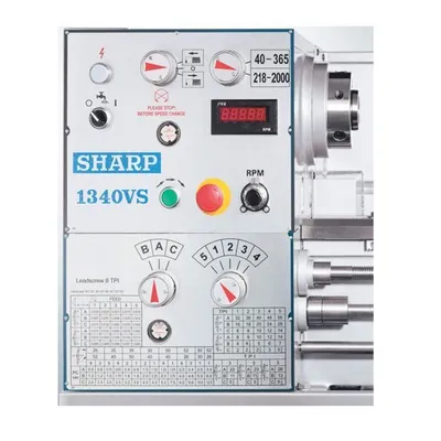 SHARP 1340VS Precision/Gap Bed Lathes | Sierra Victor Industries (3)