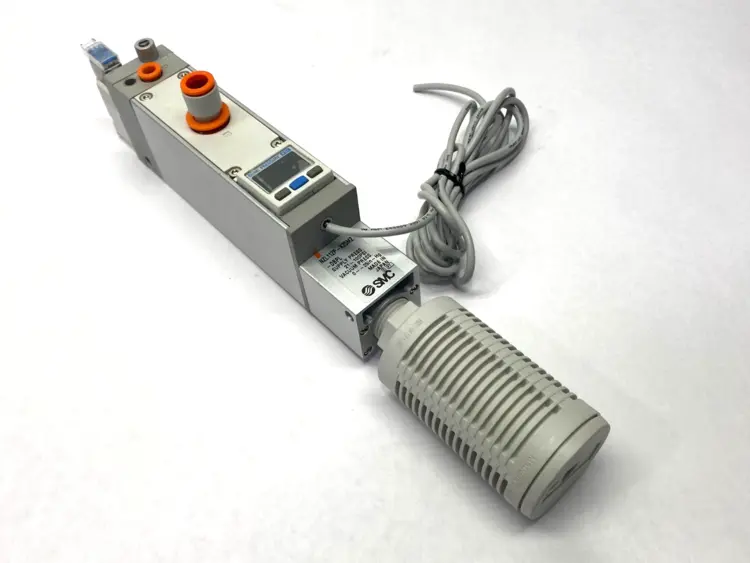 Used SMC Pneumatic Multi-Stage Vacuum 24V w/ ANB1-04 Silencer Vacuum Pumps Michigan US | Maverick Industrial Sales #1393504