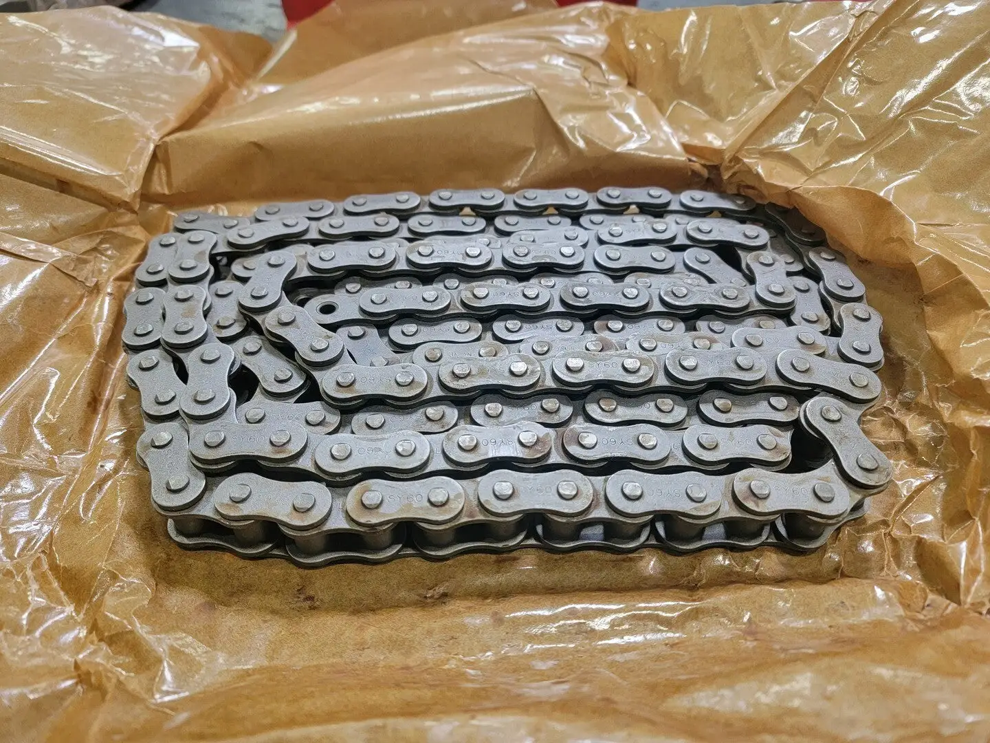 Riveted Roller Chain ANSI 60, 10FT, 3/4" Pitch