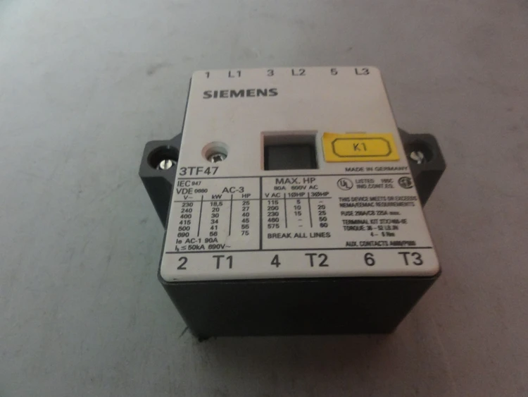 Used SIEMENS 3TF47 Relays & Switches Connecticut US | BG Industrial Surplus #473125