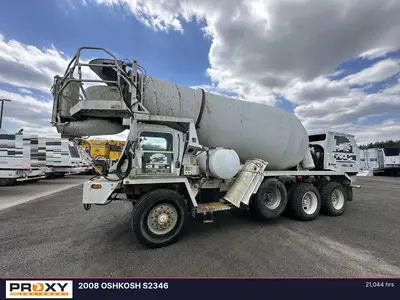 Used 2008 OSHKOSH S2346 Concrete Mixer Trucks New Jersey US | Proxy Equipment #1388748