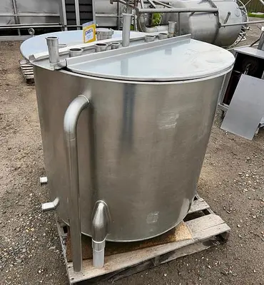 Tank, 175 Gallon, Stainless Steel, Dual Compartment, #S744974