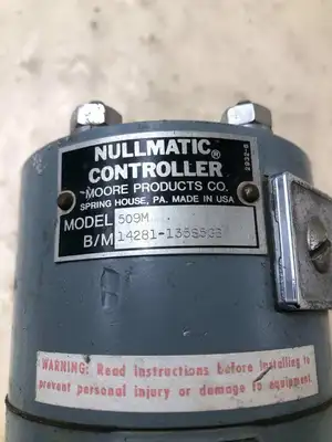 Moore Products 509M Nullmatic Controller Pneumatic Transmitter 50PSIG 3-15PSIG