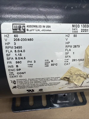 NEW WEG 291-1002