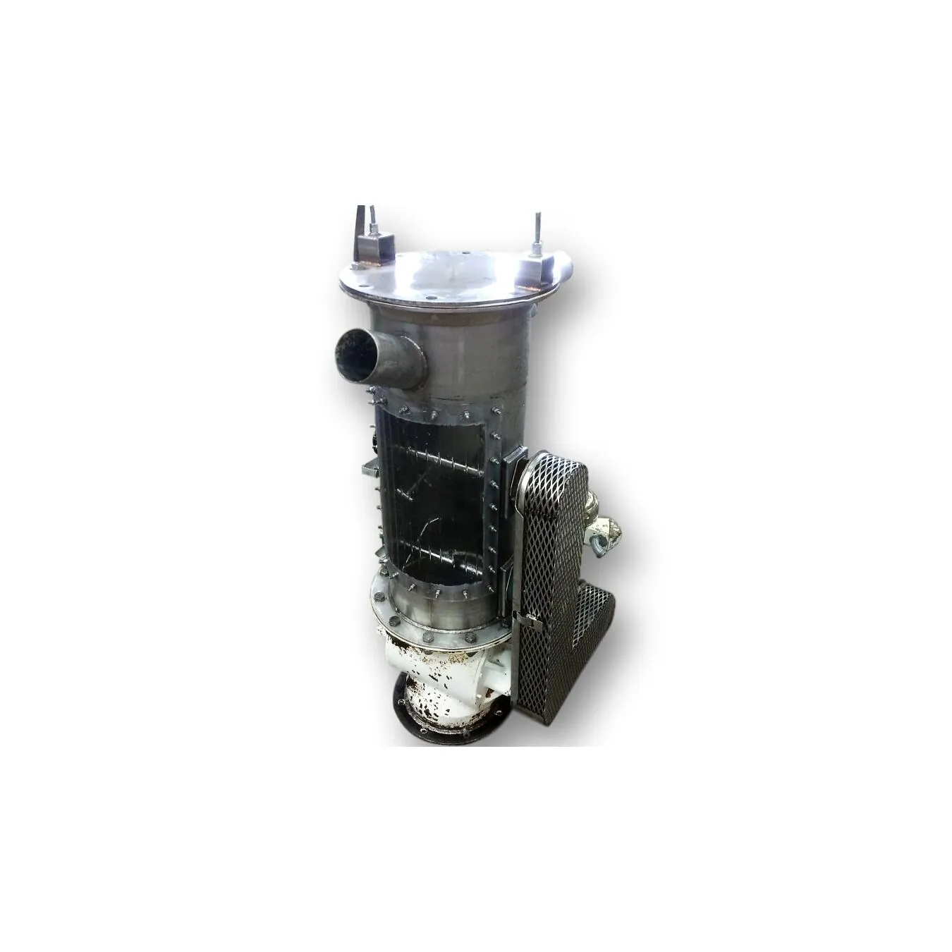 Used 10x12 Semco Rotary Airlock valve with Dual Shaft Agitated lump breaker