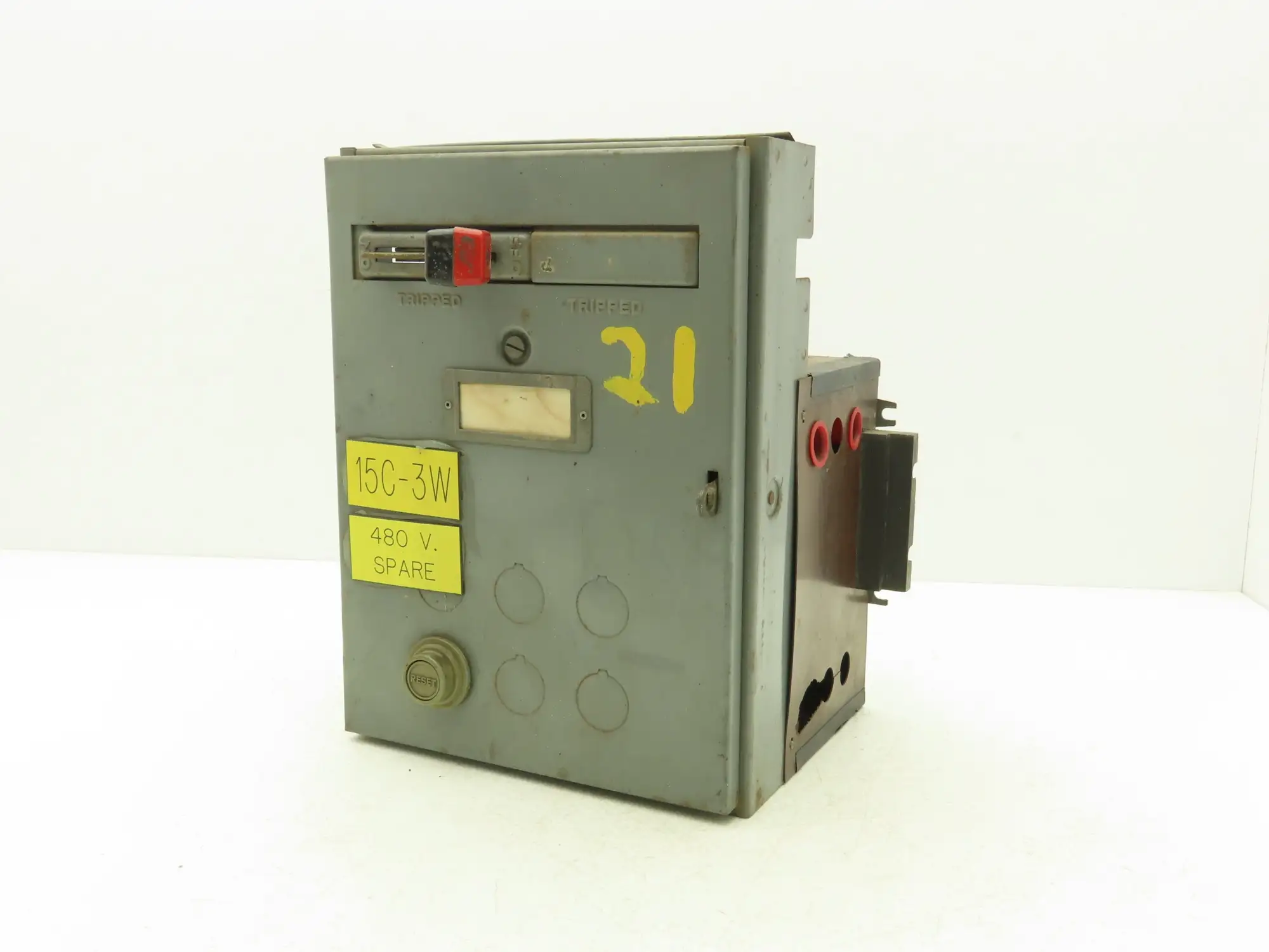 Square D HBS8536SCL480 MCC Bucket Motor Starter 10Hp Size 1 Disconnect 600V 3Ph
