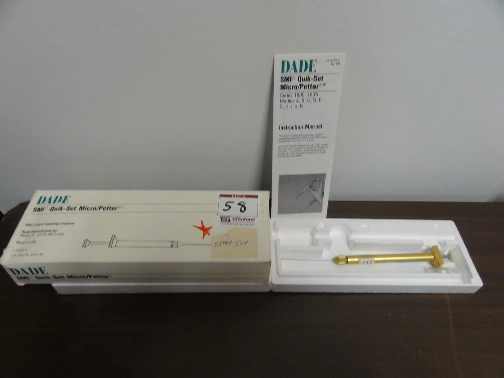 USED DADE SMI QUIKSET