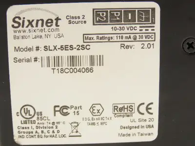 Used SIXNET _UNKNOWN_ PLC Ethernet Equipment Indiana US | Arrow Industrial #1408124
