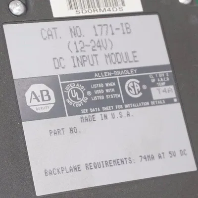 3 USED ALLEN BRADLEY 1771-IB INPUT MODULES 1771IB