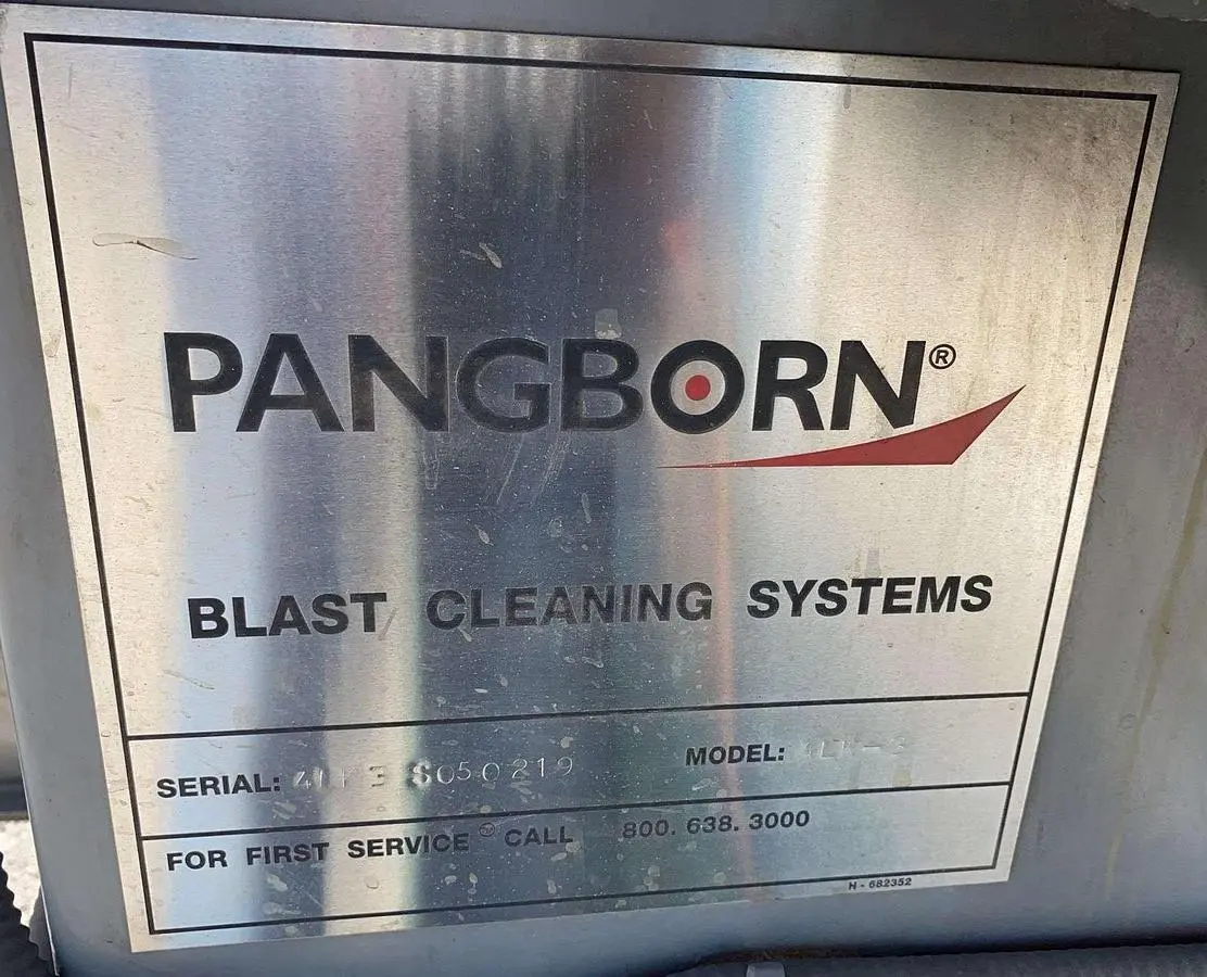 Used PANGBORN 48" TABLE Table Shot Blaster (Turntable) Pennsylvania US | Shot Blasting Equipment #1328225