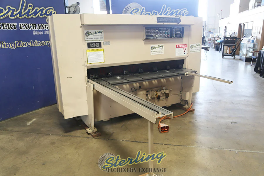 Used CINCINNATI, INC 135HS X 6 Power Squaring Shears (Gauge) California US | Sterling Machinery Exchange #1466062