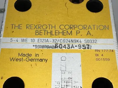 USED REXROTH 54WE10E121A32/C6224N9K4