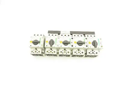 Moeller PKZMO63 PKZM0-6.3 Manual Motor Starter 6.3A 600VAC 3PH  Lot Of 5