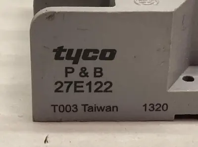 Used TYCO ELECTRONICS P&B 27E122 Miscellaneous Equipment (Electrical & Power) Ohio US | Surplus Asset Holdings #1243213