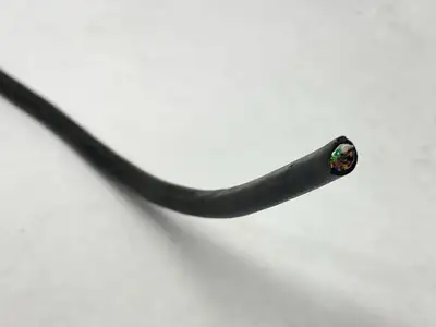 USED KEYENCE FIXED-TYPE ULTRA-COMPACT CODE READER, MIDDLE RANGE CUT CABLE