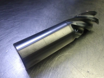 Bassett 1" 5 Flute Carbide CR Endmill 1" Shank .060" R B40486HL MSEV25R (LOC11)