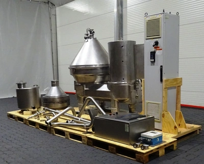 Westfalia MSD 300-01-777 warm milk separator, 316SS.