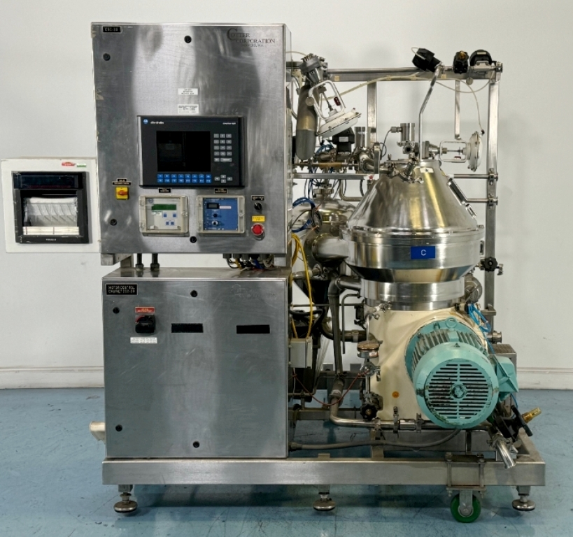 Westfalia CSC 20-06-476 hydro-hermetic clarifier skid.