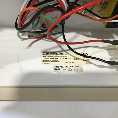 Atek/Carpenter ELS-12L-100-WPC-2-V Emergency Lighting & Power Equipment 120/277VAC