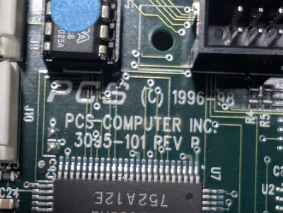 PCS Computer Inc. 3095-101 Touchscreen Controller Board Rev. B 3095-501 Used