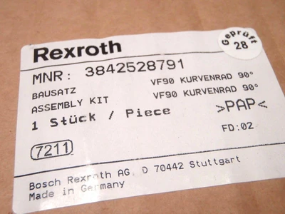 New | in-Stock Rexroth VF90 CURVE WHEEL 90° Kurvenrad Assembly Kit Conveyor Parts Michigan US | Maverick Industrial Sales #1396001