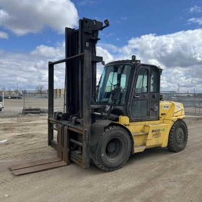 Used 2017 HYUNDAI 80D-9 Internal Combustion Forklifts: Pneumatic Tire Saskatchewan CA | Leavitt Machinery #1443684