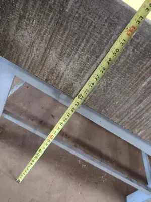 8' X 4' X 10" CHALLENGE PRECISION LAYOUT INSPECTION GRANITE TABLE: STOCK #23791