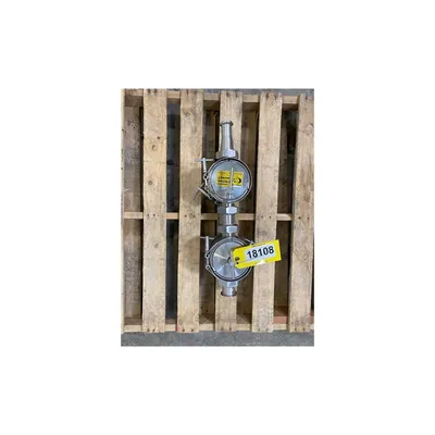 Used 2" Stainless Steel Double Liquid Ferrous Trap Assembly