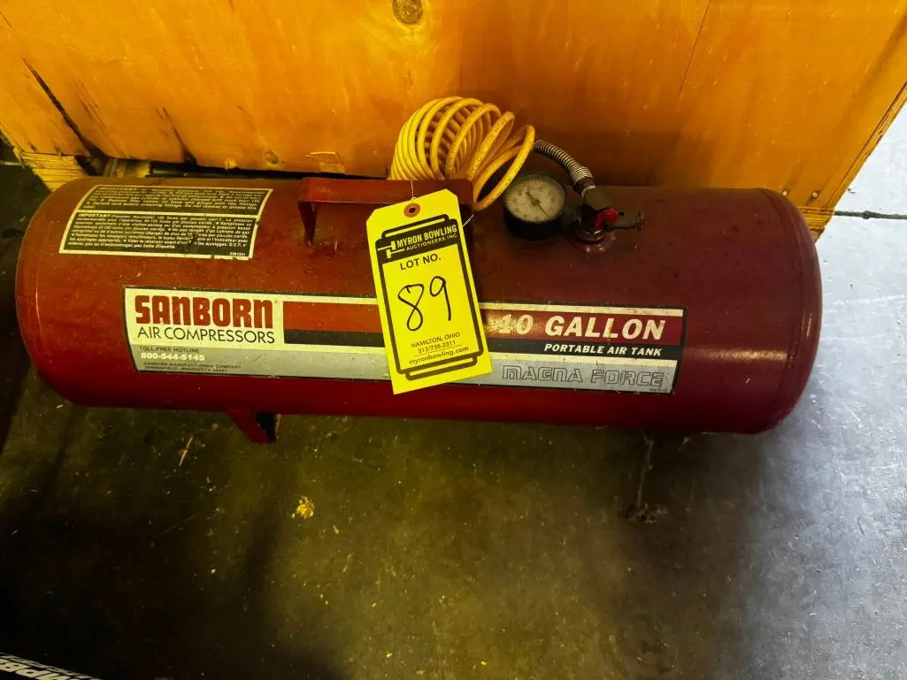 Used _UNKNOWN_ _UNKNOWN_ Pressure Tanks Ohio US | Myron Bowling Auctioneers Inc #1504291
