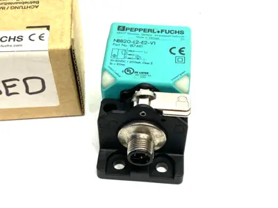 USED PEPPERL+FUCHS INDUCTIVE CUBE SENSOR, 4-LEDS, 187481