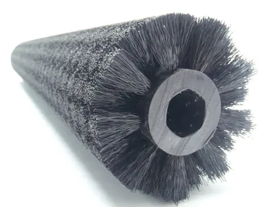 24" L x 3-1/2" OD | 24" L x 3-1/2" Inch OD Conveyor Brush .010 CR Black 6/12 Nylon Bristles - New Other