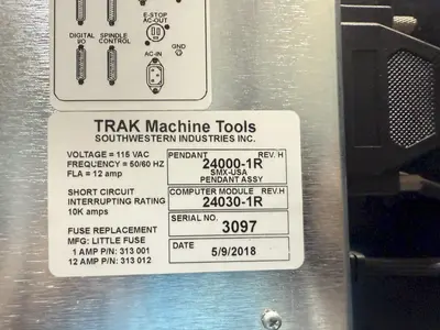 USED SOUTHWESTERN INDUSTRIES TRAK DPM