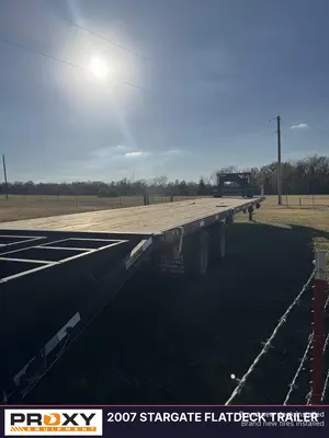 Used 2007 STARGATE FLATDECK TRAILER Flatbed Trailers Oklahoma US | Proxy Equipment #1380412