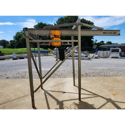Used 2,200LB Flexicon Supersack Bulk Bag Unloader Discharger