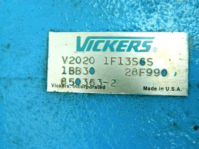 USED VICKERS V2020 1F13S6S 1BB30
