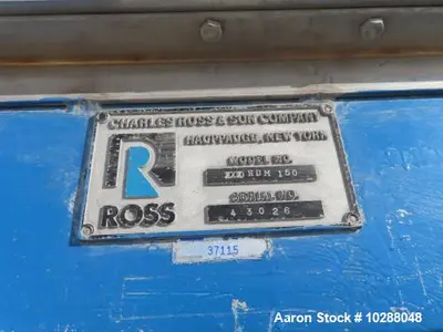 USED ROSS INDUSTRIES HDM-150
