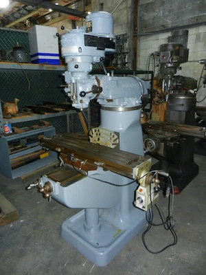 BRIDGEPORT 9" x 42" VERTICAL TURRET MILL #62359