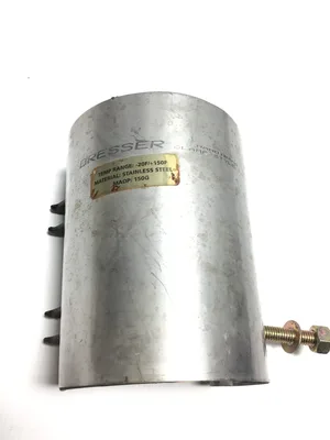 Dresser 116 Pipe Repair Clamp Stainless Steel Temp Range -20F/+150F MAOP 150G