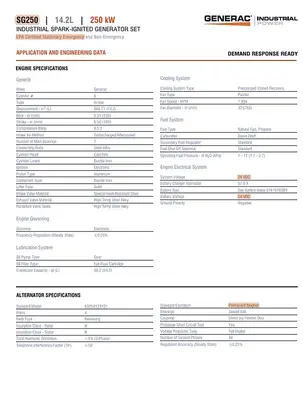 USED 2020 GENERAC POWER SYSTEMS SG250